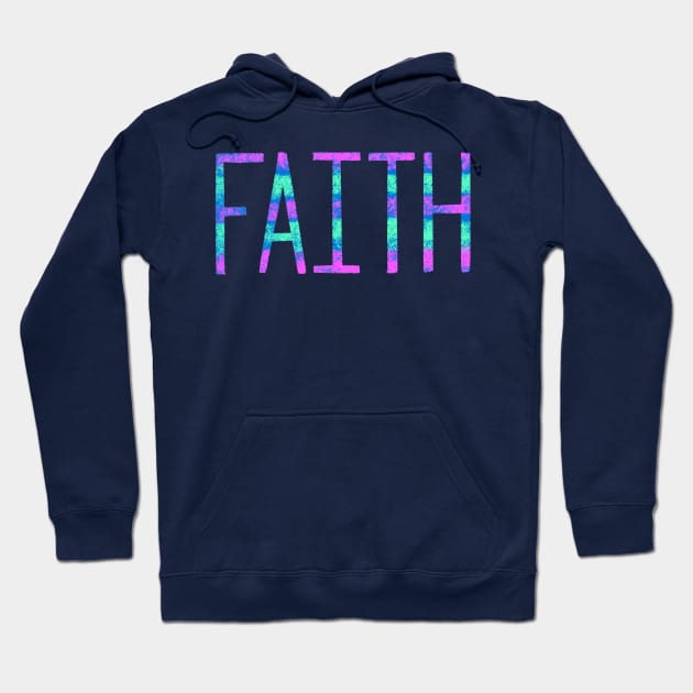 Faith Color Spectrum Rainbow Christian Gospel T-Shirt Hoodie by lucidghost